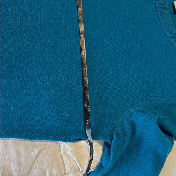 Banana Republic Blue Women's Sweater Medium - Picture 6 of 8